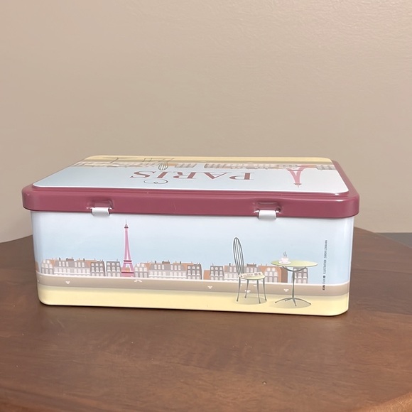 Lot of 3 Paris Decorated Tins by Massilly France - 7.25" x 5.25" - Picture 5 of 15